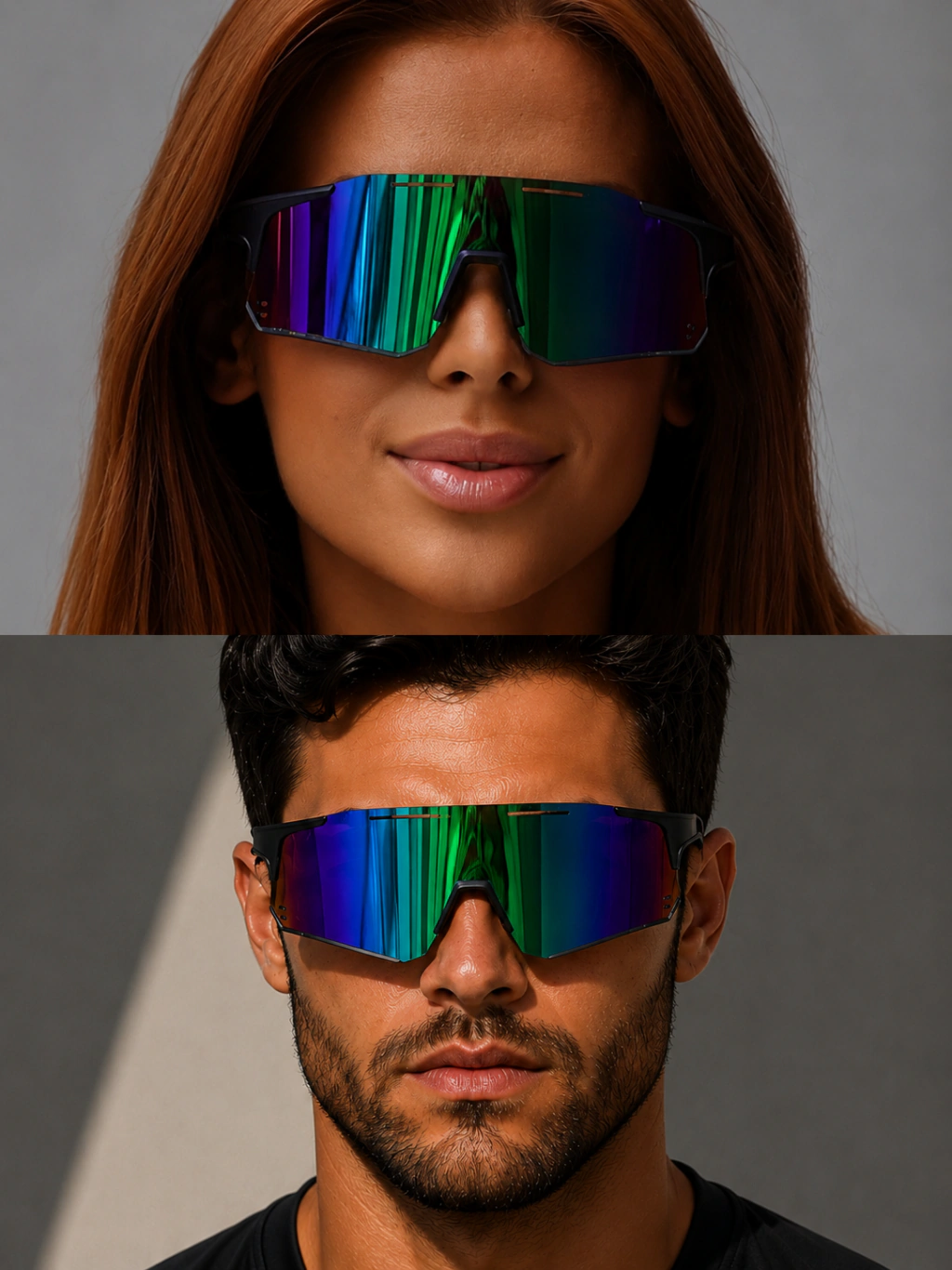Óculos de Sol Esportivo Move 2.0 - Verde Preto - Injetado