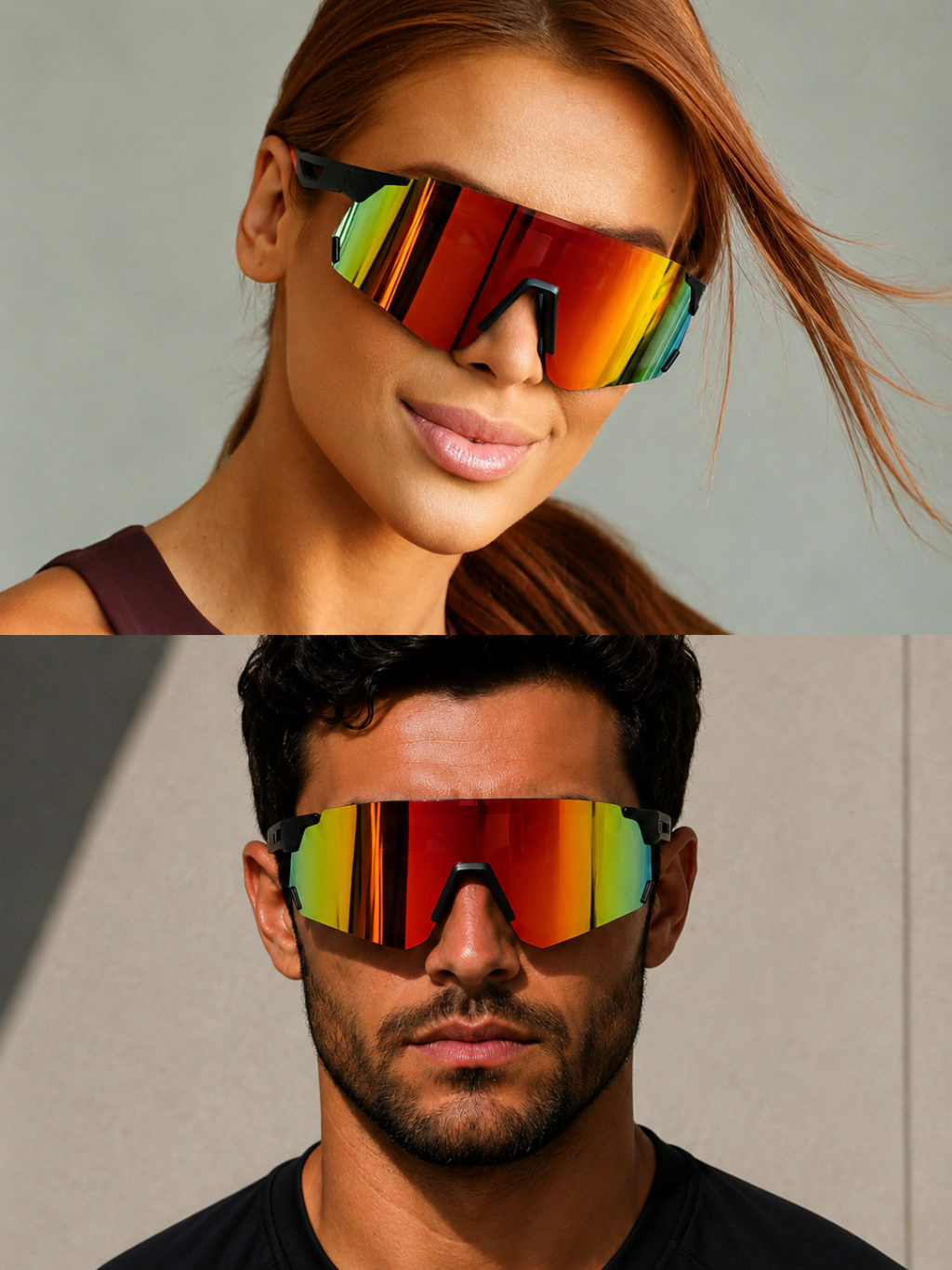 Óculos de Sol Esportivo Speed 2.0 - Laranja Preto - Injetado
