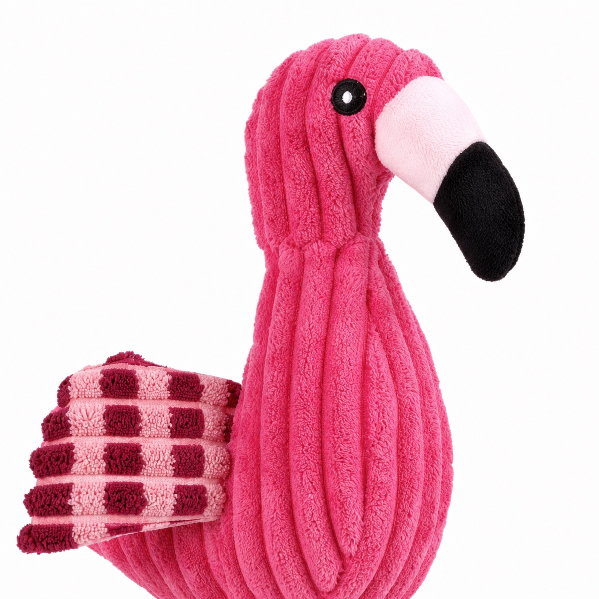 Brinquedo de Pelúcia Flamingo Resistente com Som para Cães