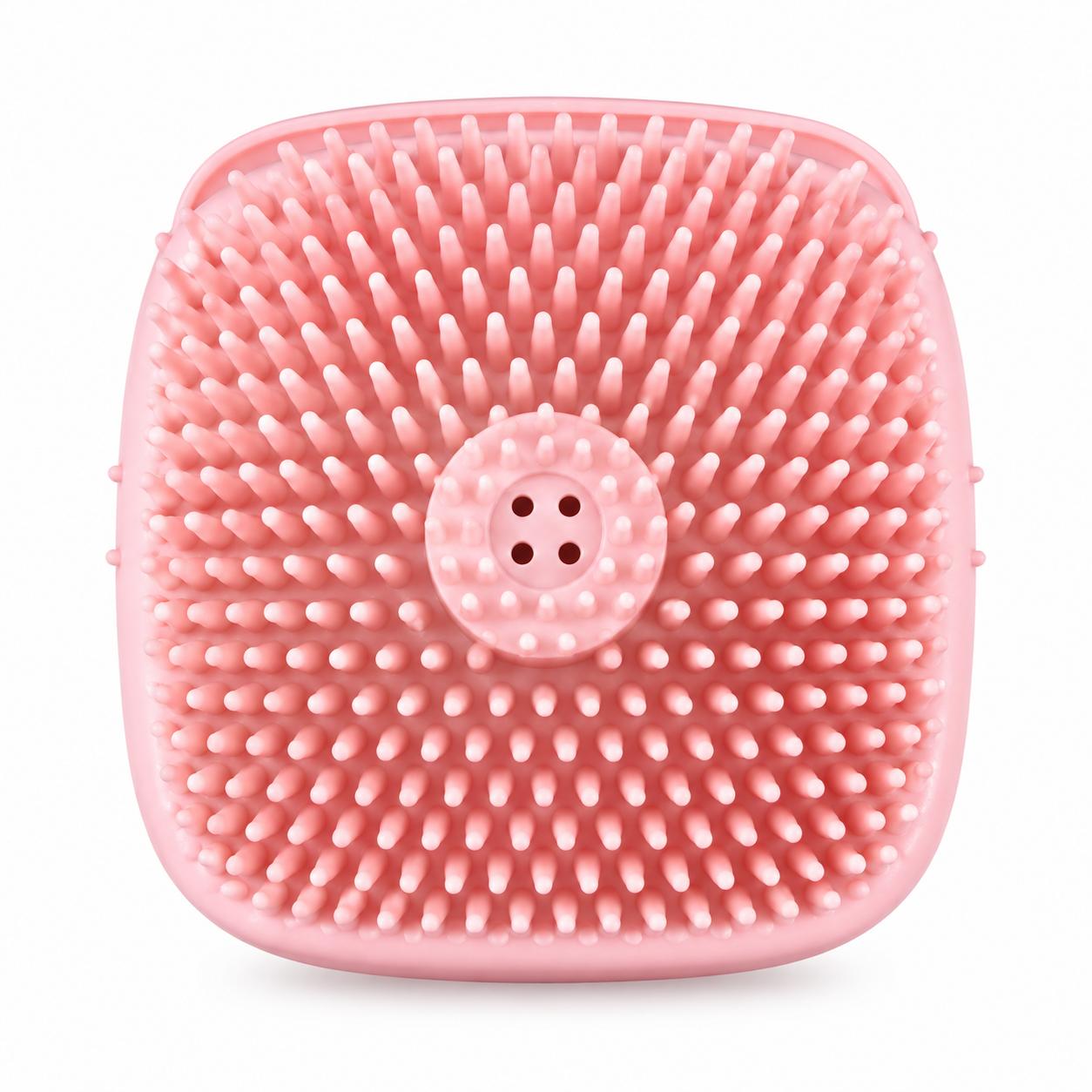 Escova de Banho para Pet com Dispenser de Shampoo
