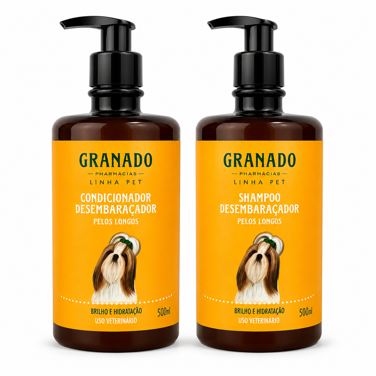 Kit Granado Pet Shampoo + Condicionador Desembaraçador 500ml
