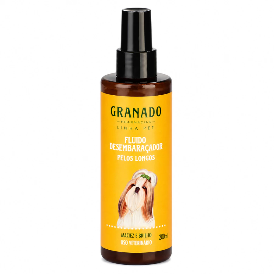 Kit Granado Pet Shampoo Azul Condicionador E Fluido Desembaraçador