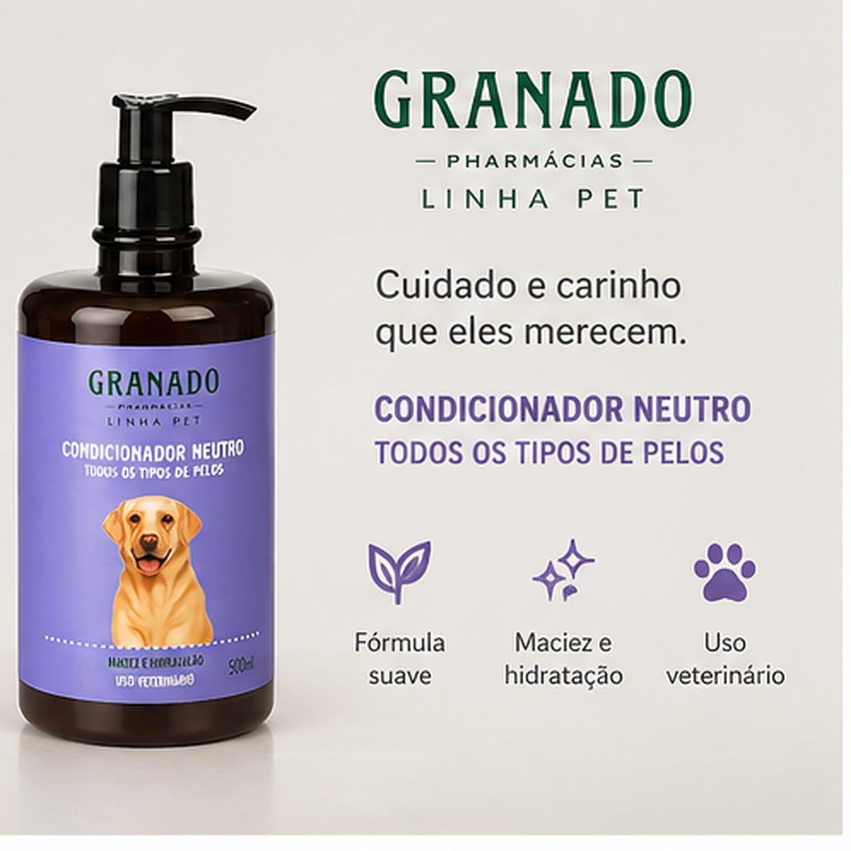 Condicionador Pet Neutro 500ml