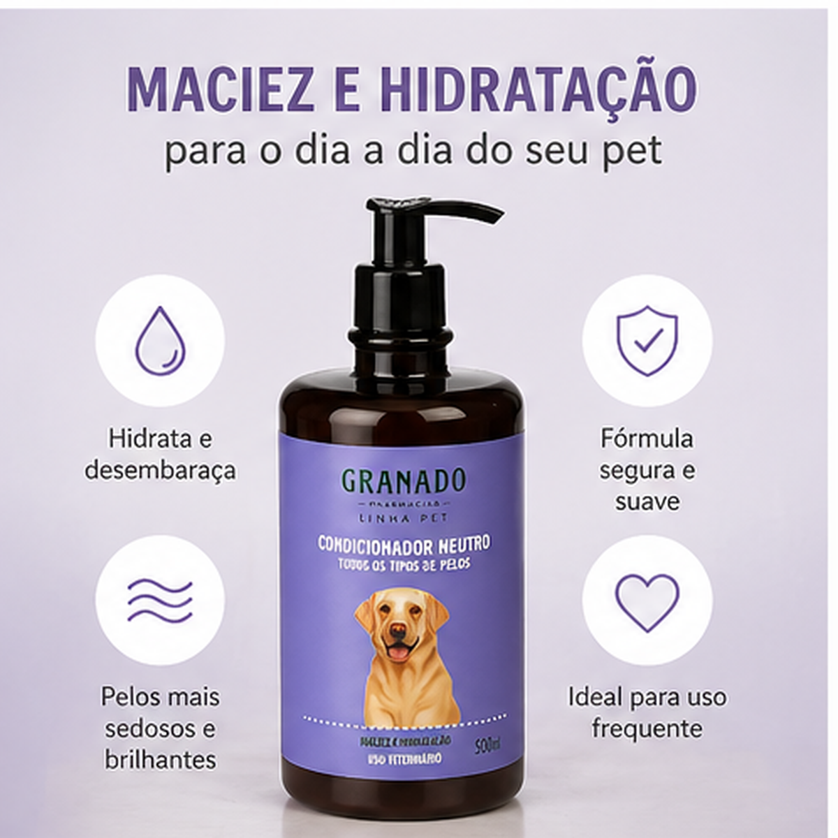Condicionador Pet Neutro 500ml