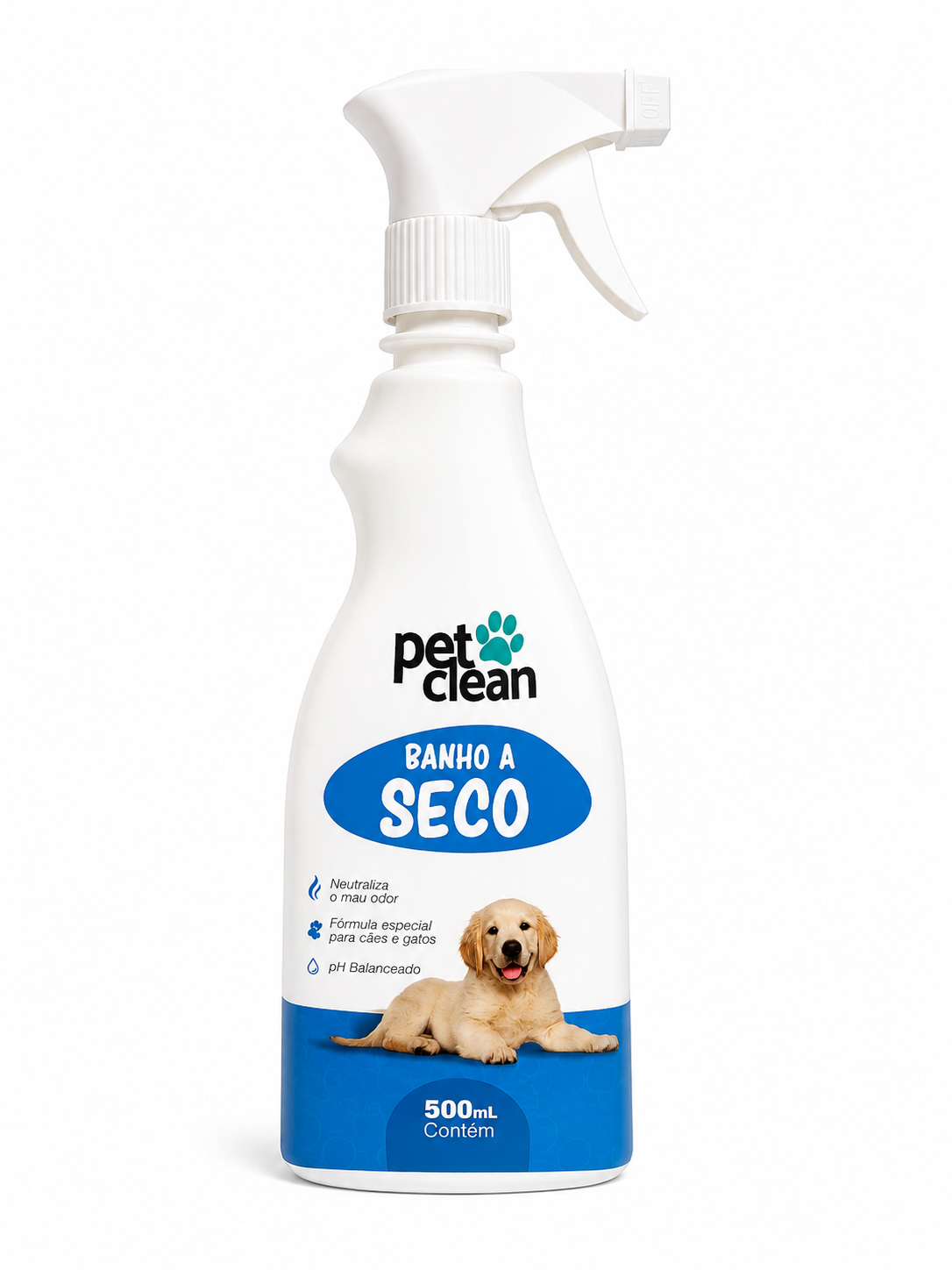 BANHO A SECO PET CLEAN 500 ML