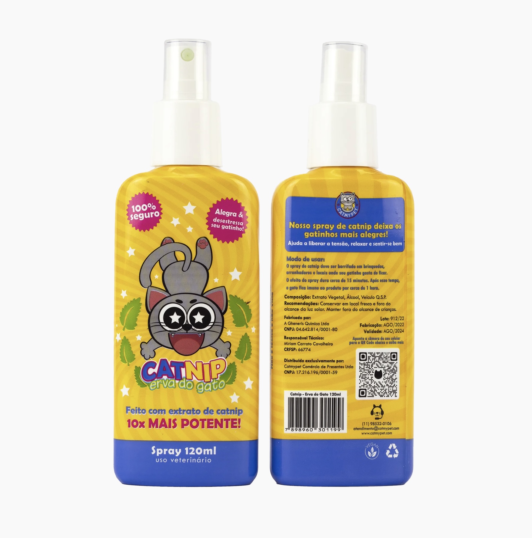 CATNIP CatMyPet - Erva do Gato em Spray 120ml