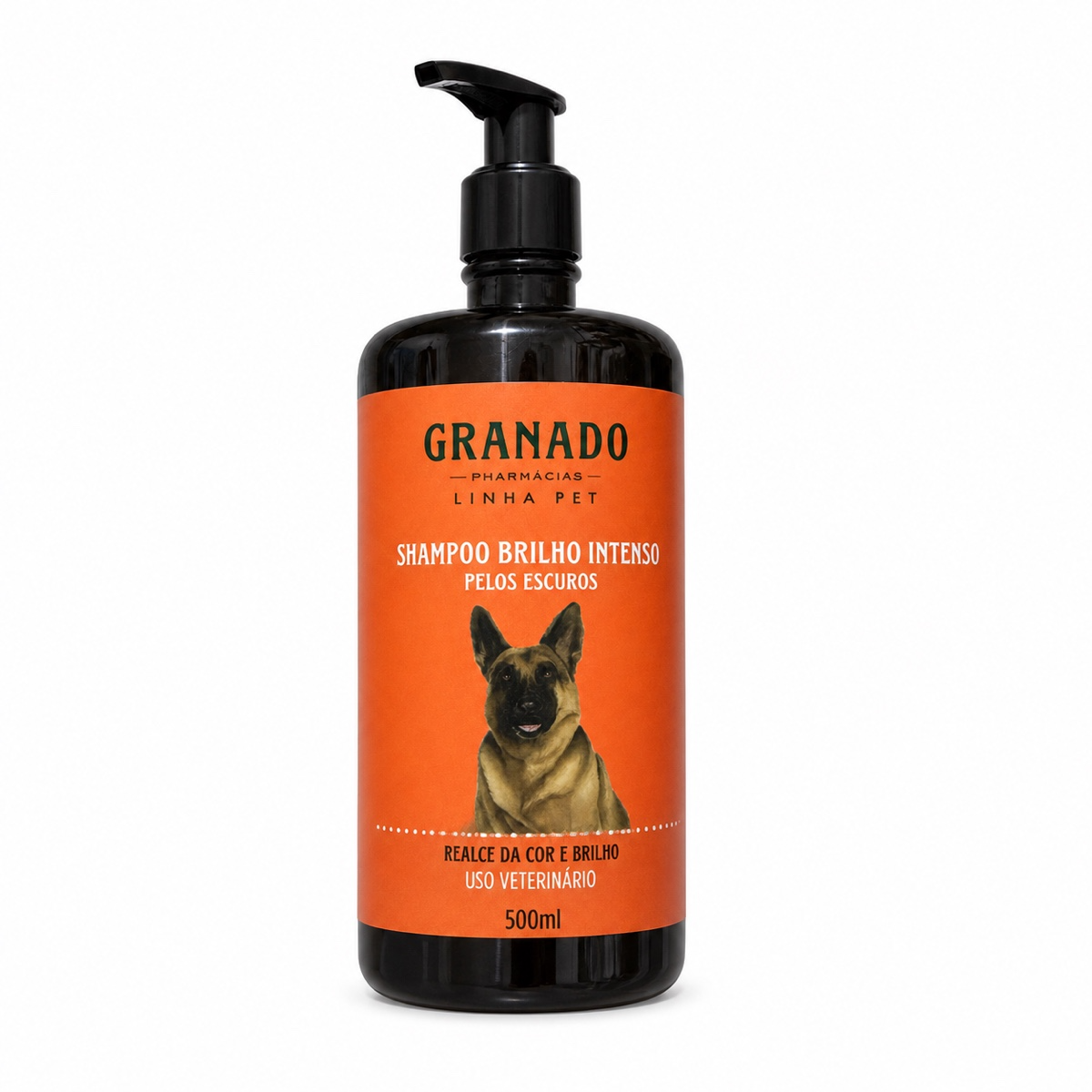 Shampoo Granado Pet Brilho Intenso Pelos Escuros 500ml