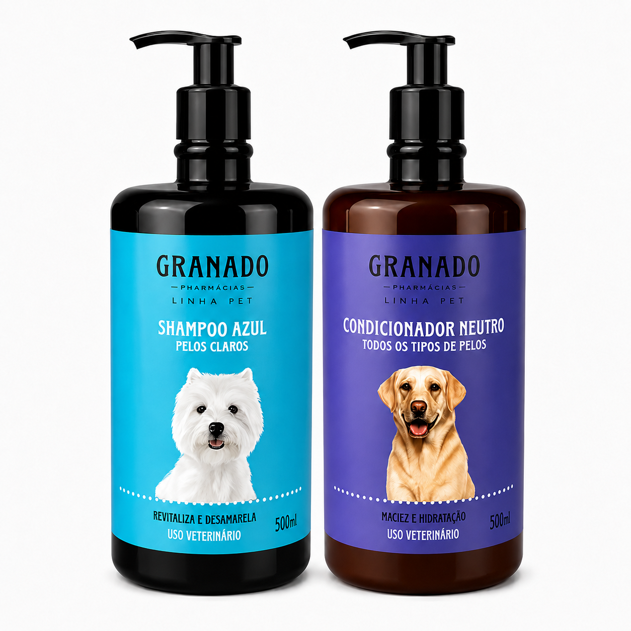 Kit Granado Shampoo Azul Pelos Claros + Condicionador Neutro