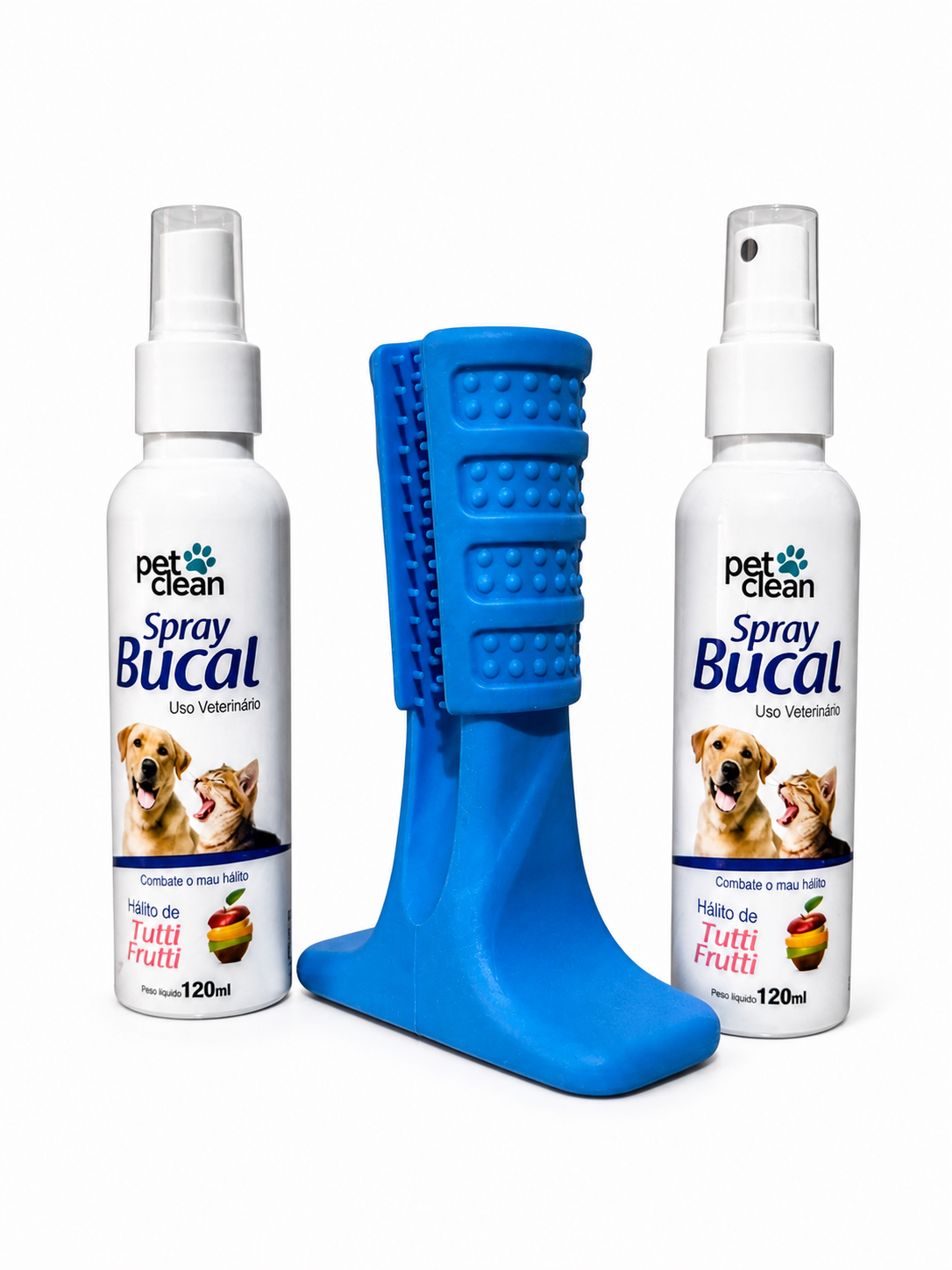 SPRAY BUCAL PETCLEAN  KIT 2 unidades + Mordedor