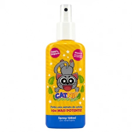 Kit Brinquedos para Gatos Catnip Varinha Ventosa + Spray CatMyPet