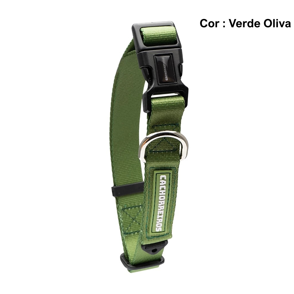 Kit Passeio Essencial Cachorreiros® para Cachorro com Coleira + Guia