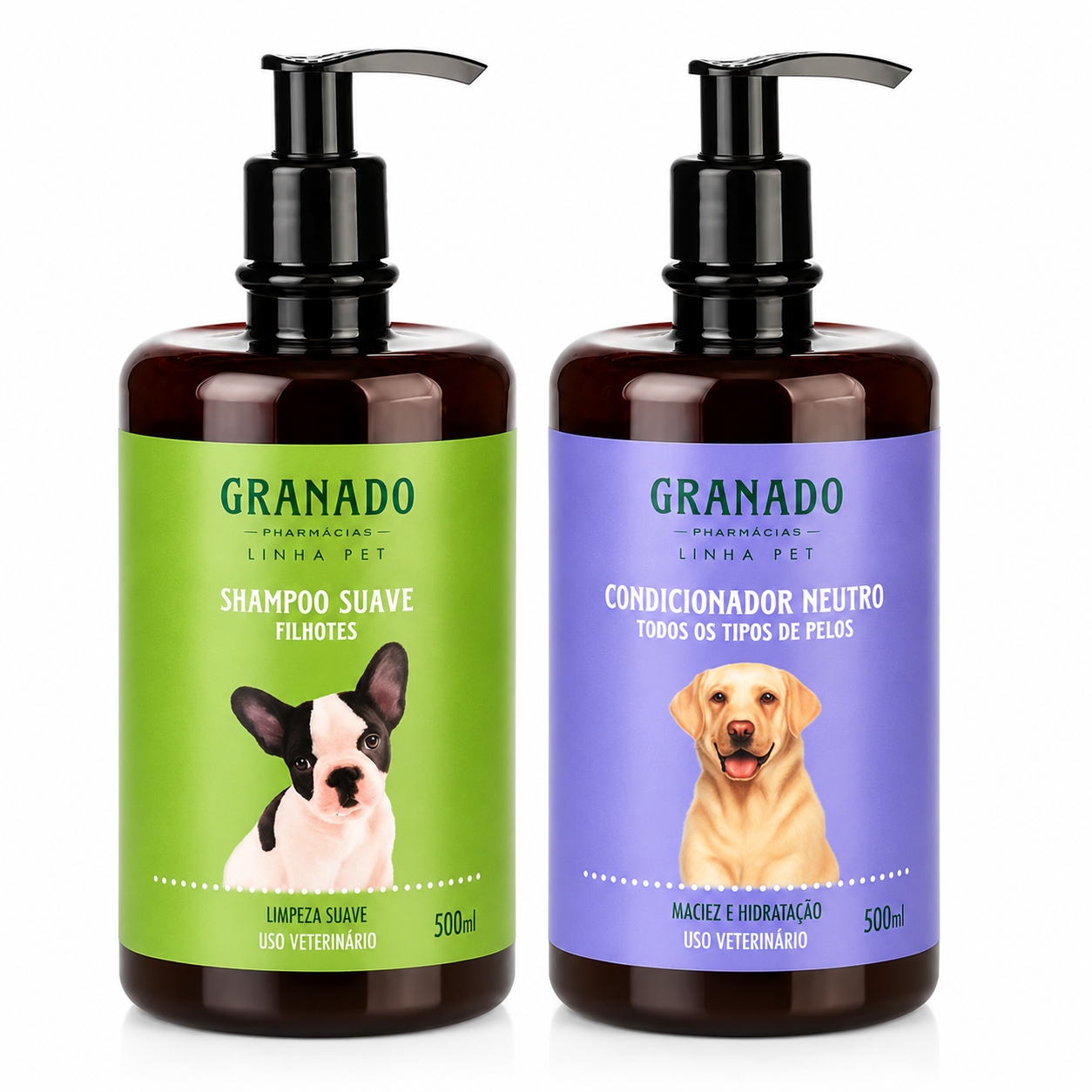 Shampoo Pet Filhotes e Condicionador Neutro Granado