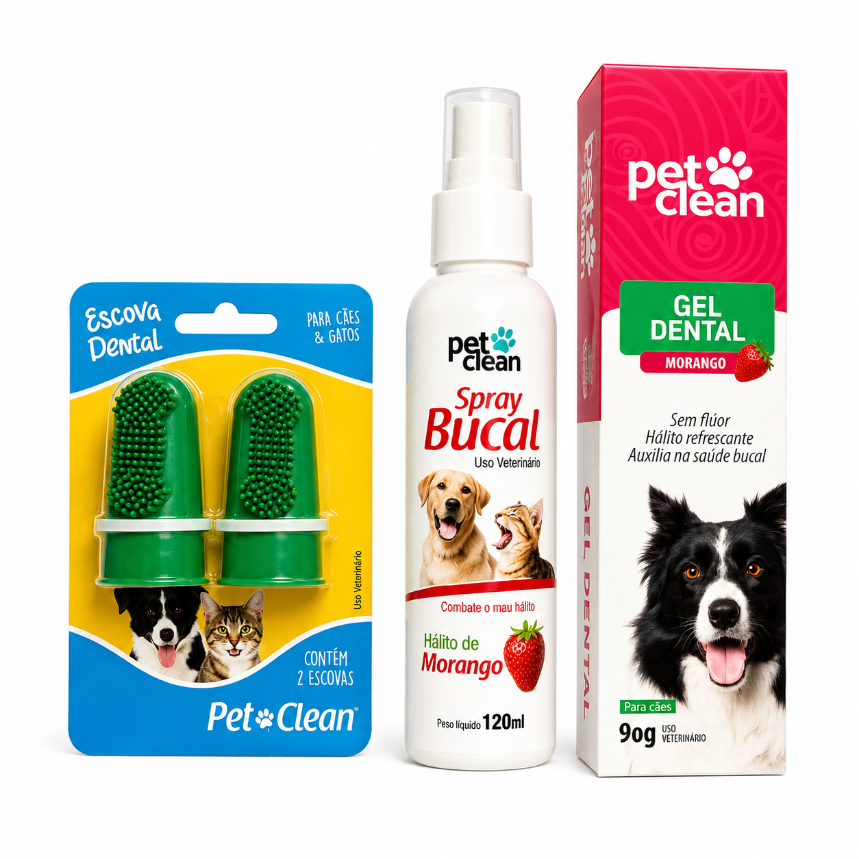 Kit Gel Dental Dedeira Spray - Morango