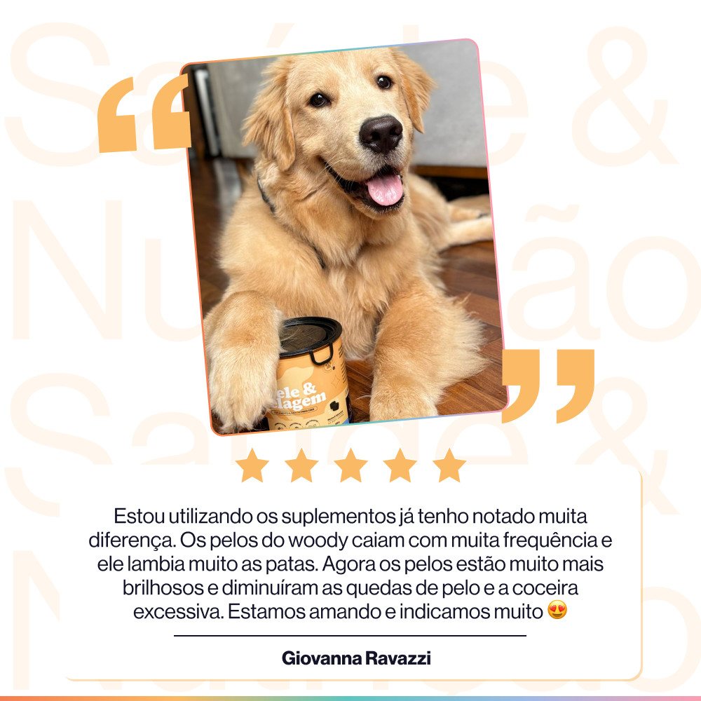 Pele & Pelagem - Suplemento Para Cães - Buddy Nutrition