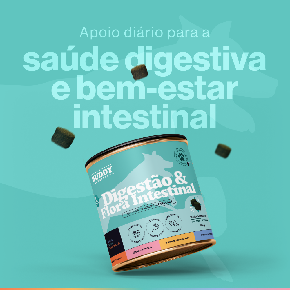 Suplemento Alimentar Pré-bióticos e Probióticos P/ Cães Buddy Nutrition