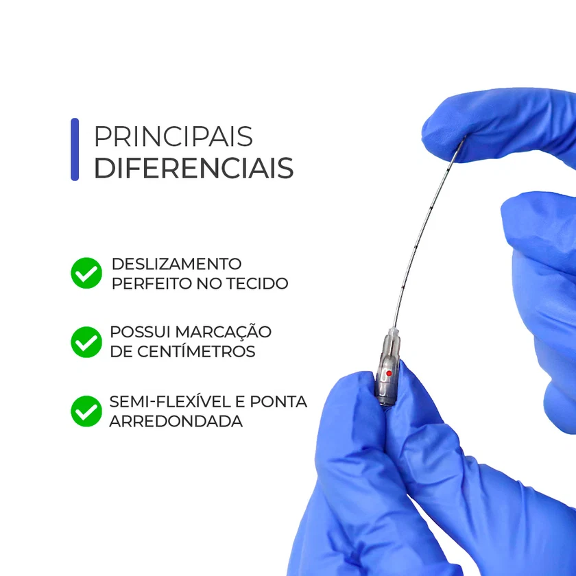Smart Microcânula 22G x 50 mm com 10 unidades