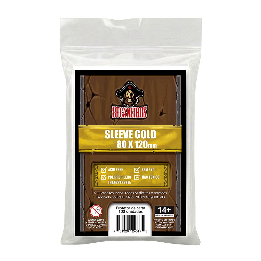 Sleeve GOLD (80 x 120)