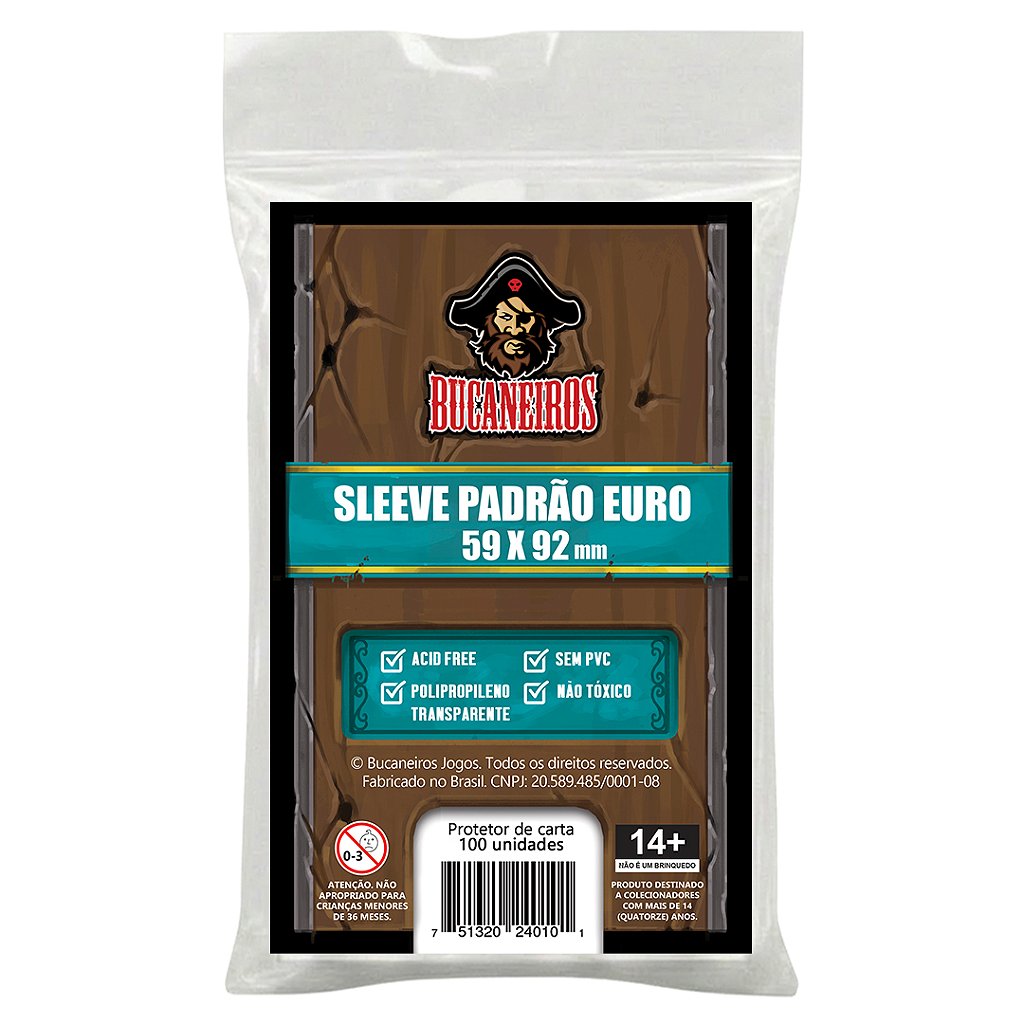 Sleeve PADRÃO EURO (59 x 92)