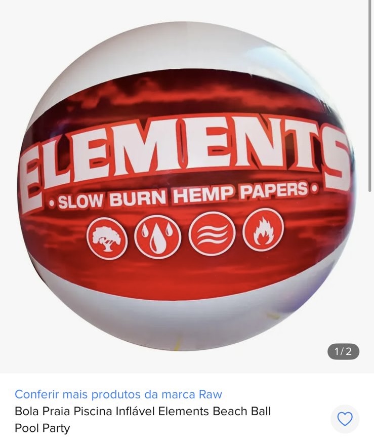 Bola elements inflavel GRANDE