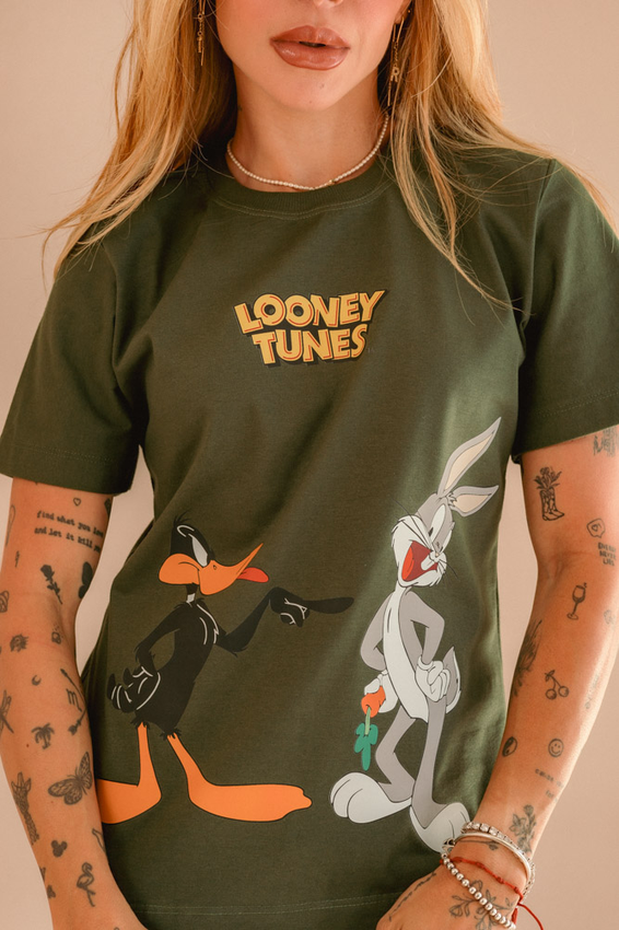 Tshirt Patollino E Perna Longa Looney Tunes