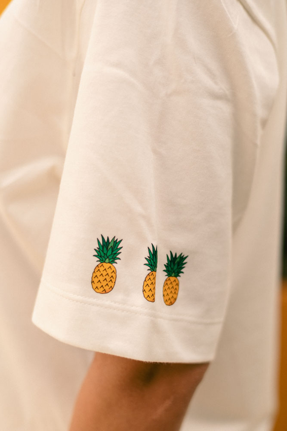 Max Tshirt Frutas Abacaxi E Pimentas Mangas