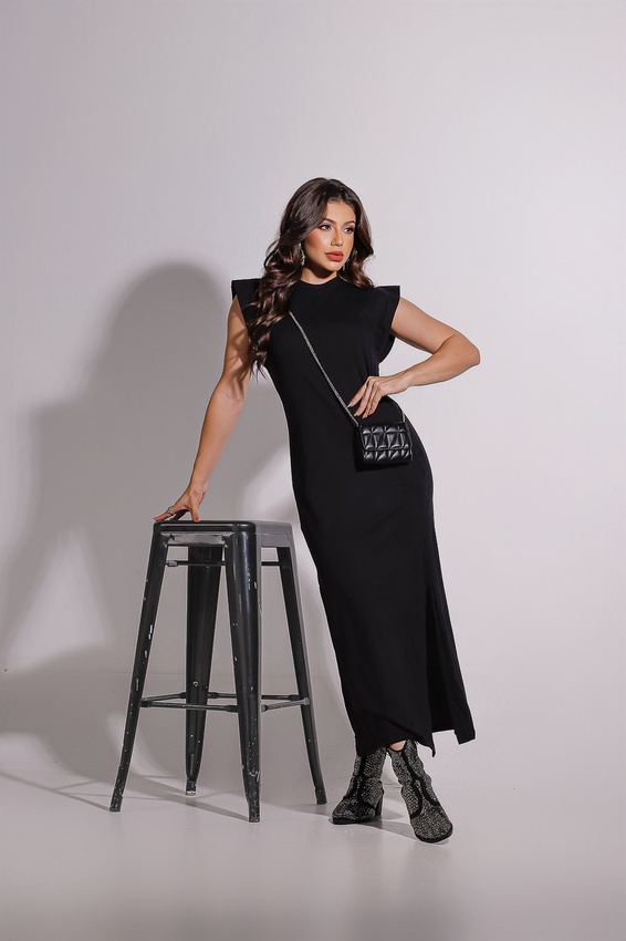 Vestido Midi Muscle Preto