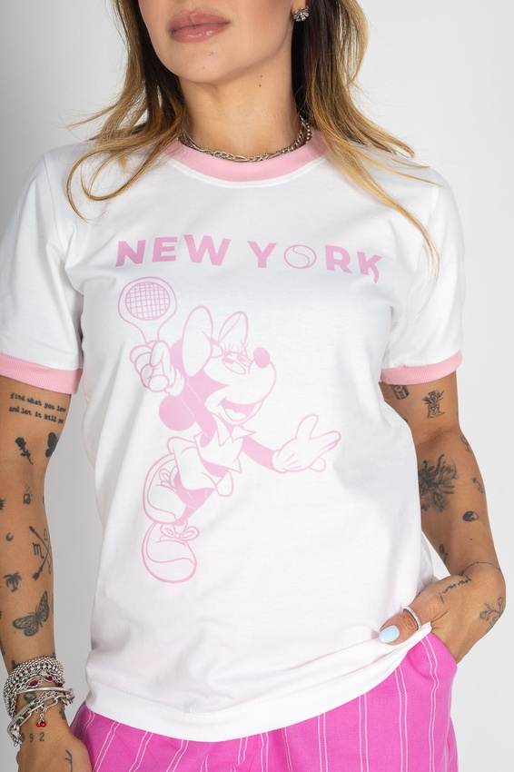 Tshirt Bicolor New York Minnie