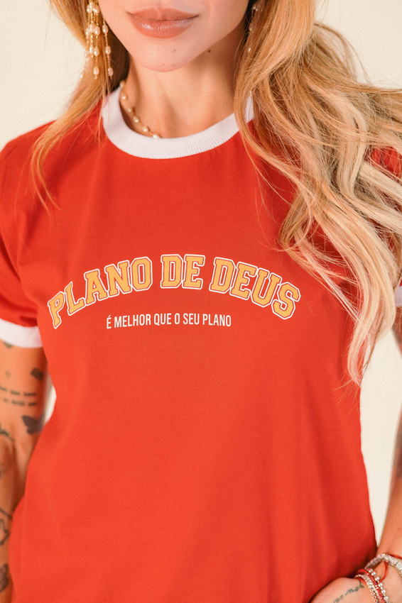 Tshirt Bicolor Plano De Deus