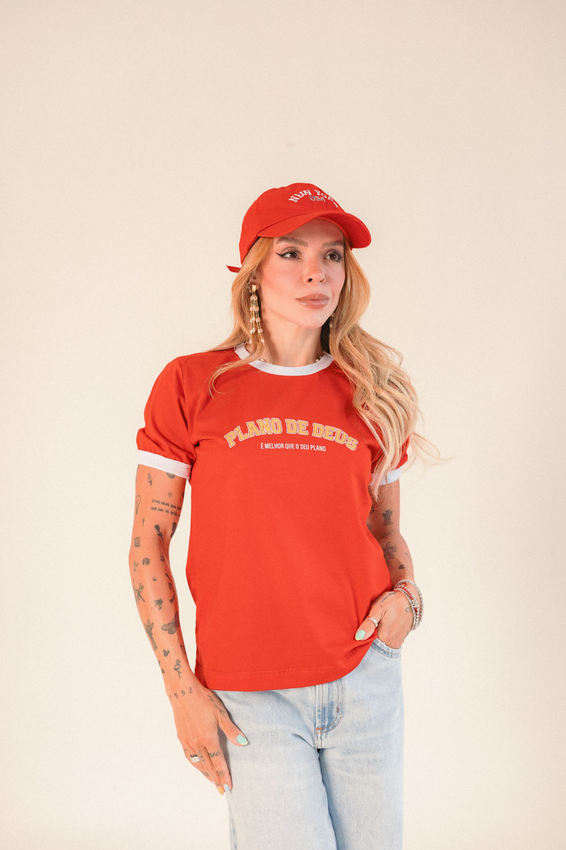Tshirt Bicolor Plano De Deus