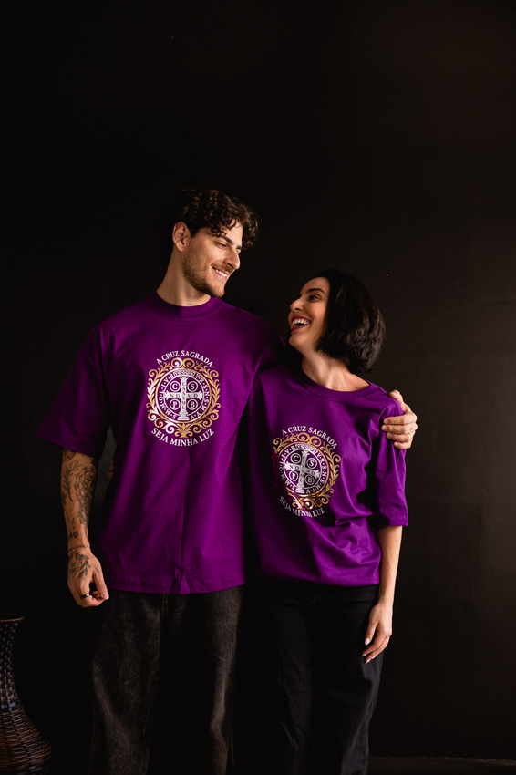 Tshirt Max Medalha de São Bento aplicação