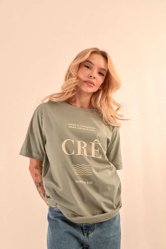 Tshirt Max Nada É Impossível Para Aquele Que Crê