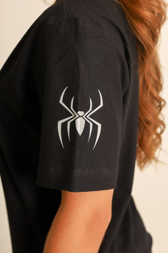 Tshirt Max Teia Aranha Aplicação