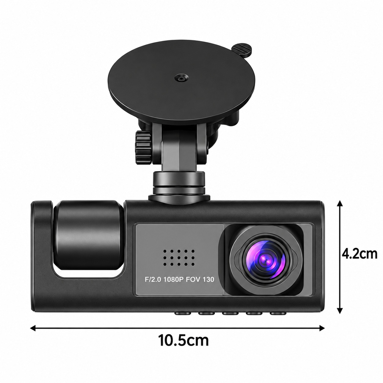 Câmera Veicular DVR Full HD Wi-Fi Frontal e Traseira