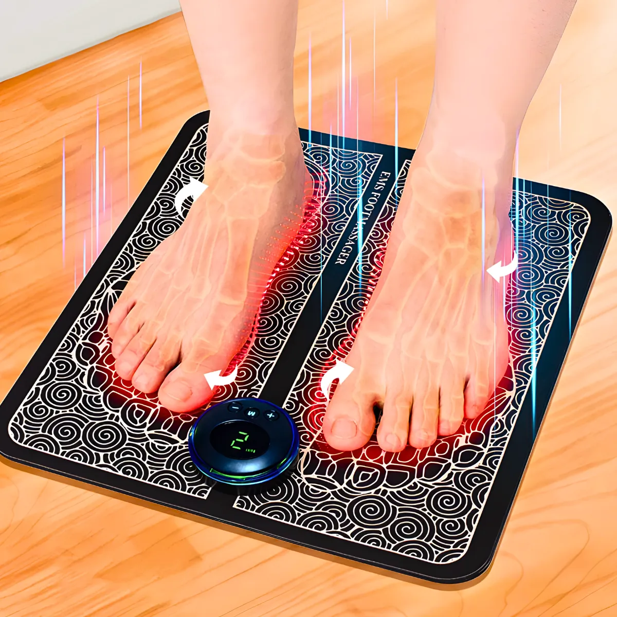 Massageador Para Pés Pernas Ems Magnético Relaxante Pro