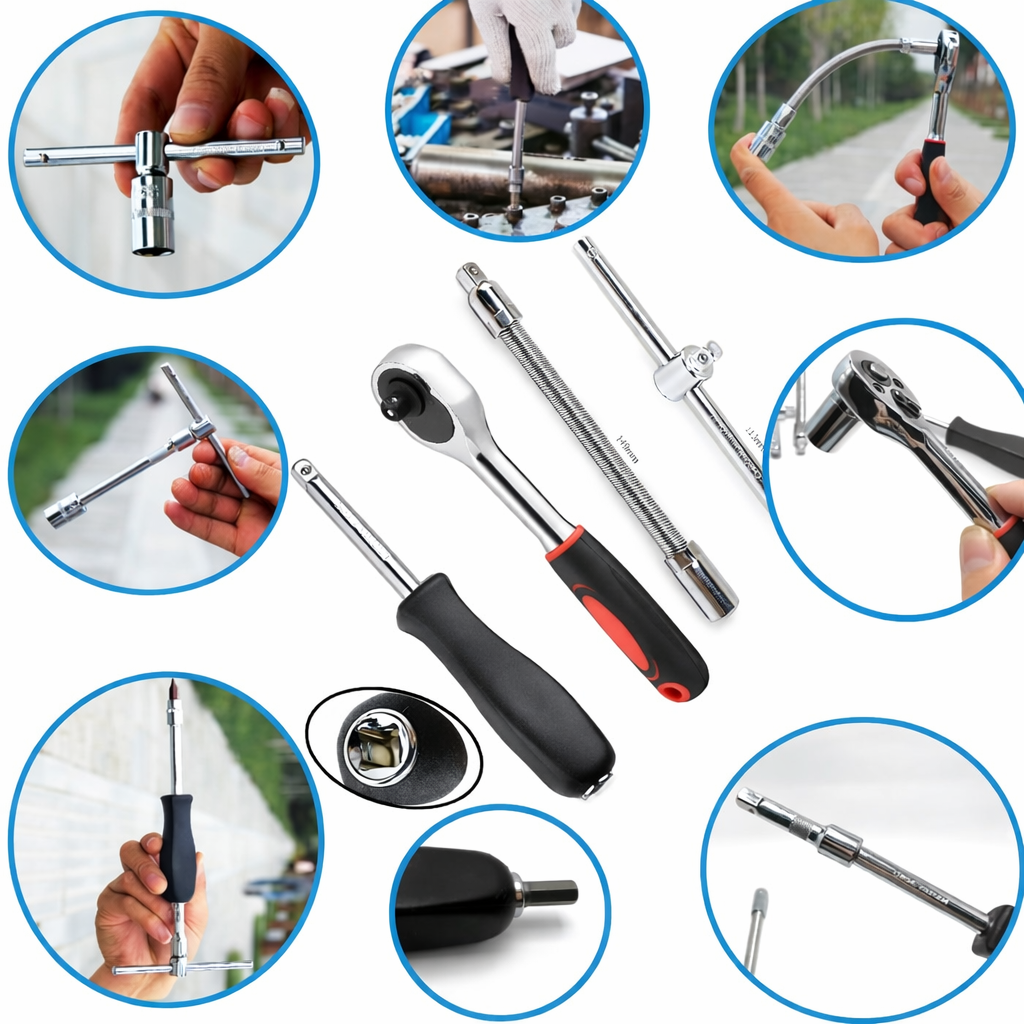 Kit Ferramentas 46 Peças com Maleta