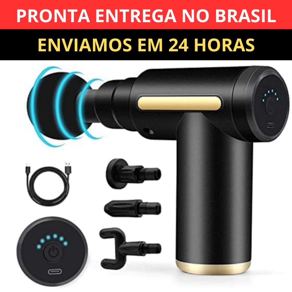 Massageador Elétrico Profissional Muscular Pistola Original
