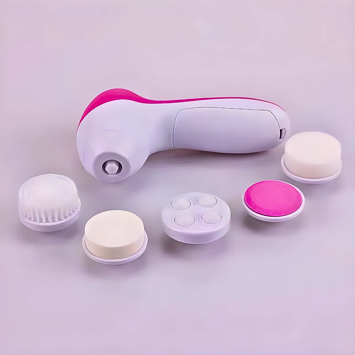 Escova Facial Elétrica 5 em 1 Portátil Esfoliante e Massagea