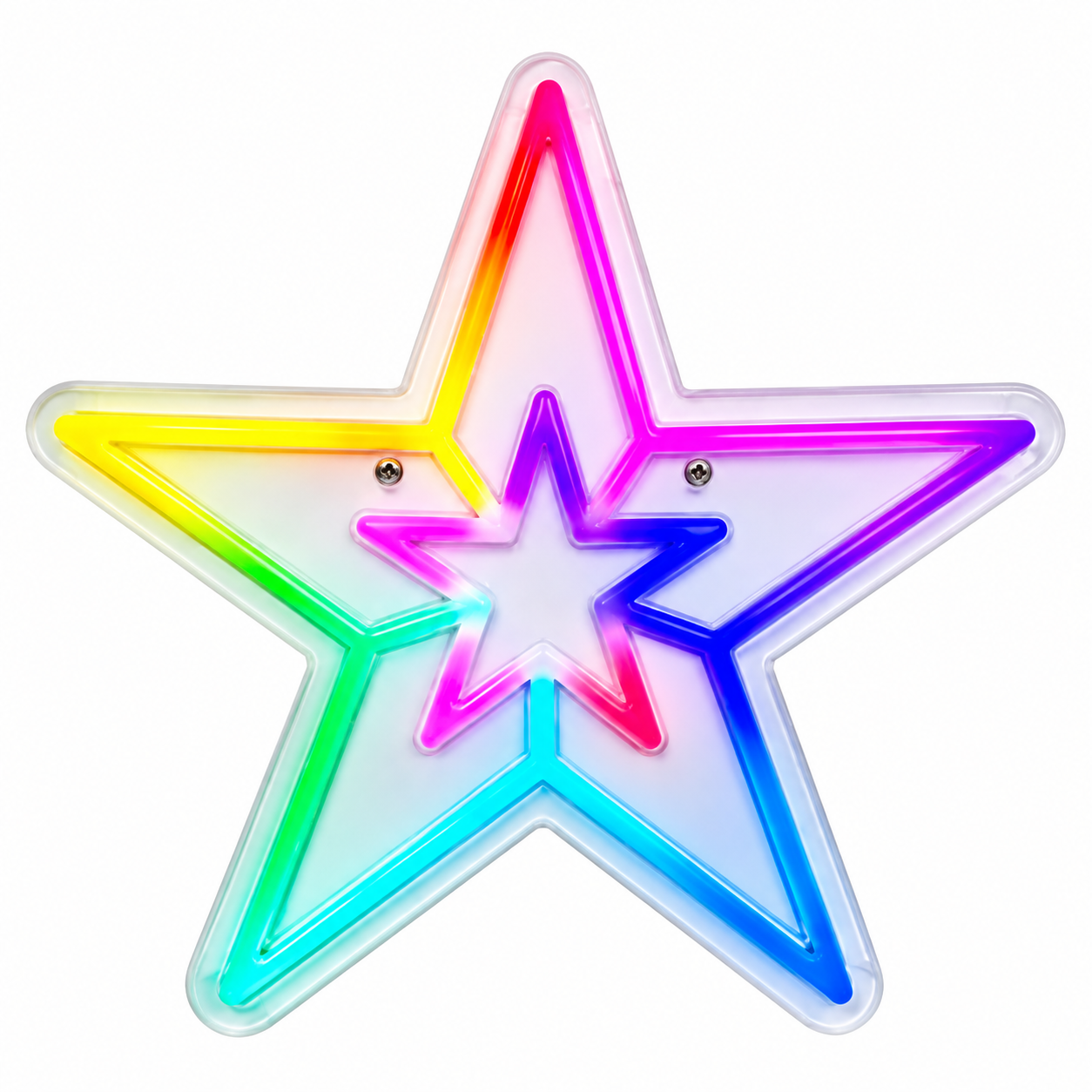 Estrela Neon LED RGB com Controle Remoto e App