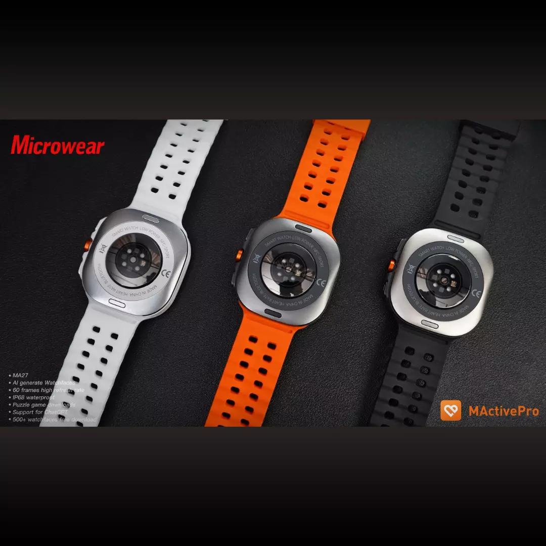 Smartwatch Microwear Ma27 Ultra Amoled Chat GPT Lançamento