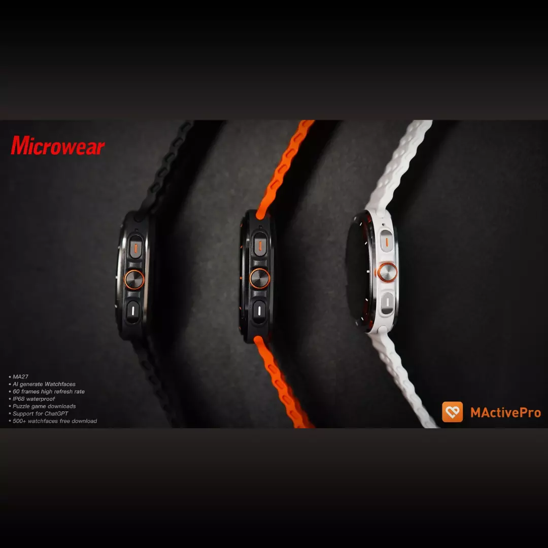 Smartwatch Microwear Ma27 Ultra Amoled Chat GPT Lançamento