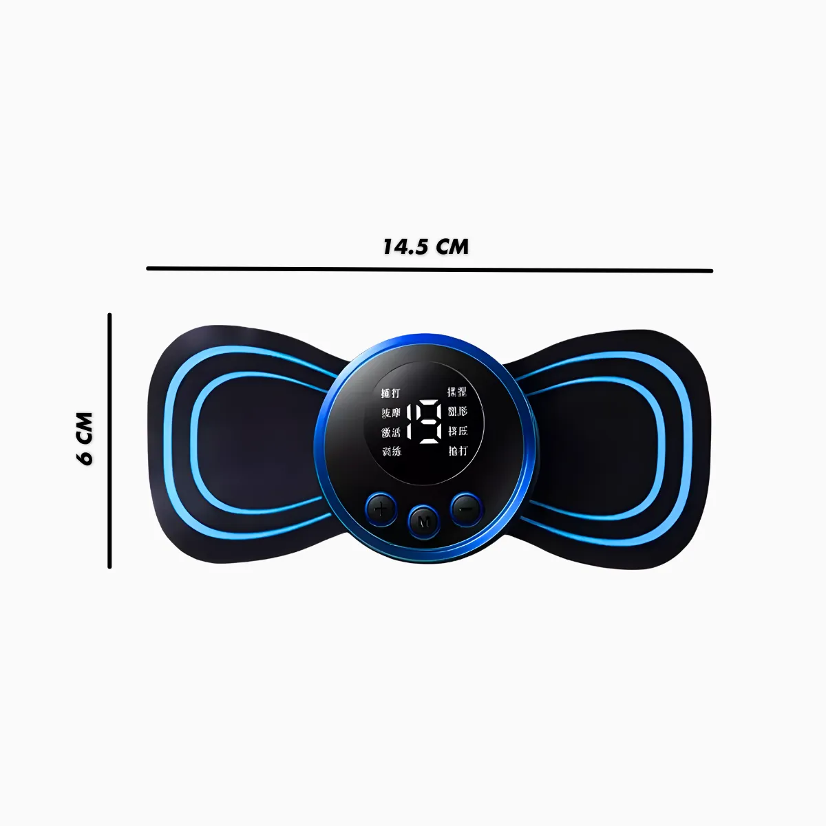 Massageador Elétrico Cervical Eletroterapia EMS Pescoço Pernas