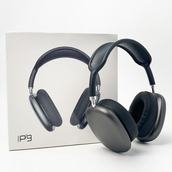 Fone de Ouvido Bluetooth P9 Over-Ear Preto