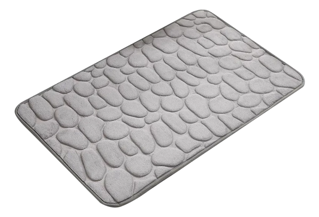 Tapete 3d Antiderrapante Alto-relevo Banheiro