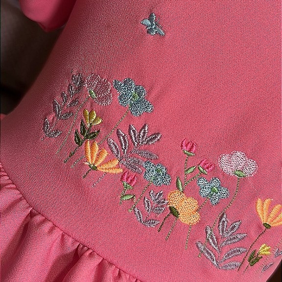Vestido Infantil Babita Rose Luxo