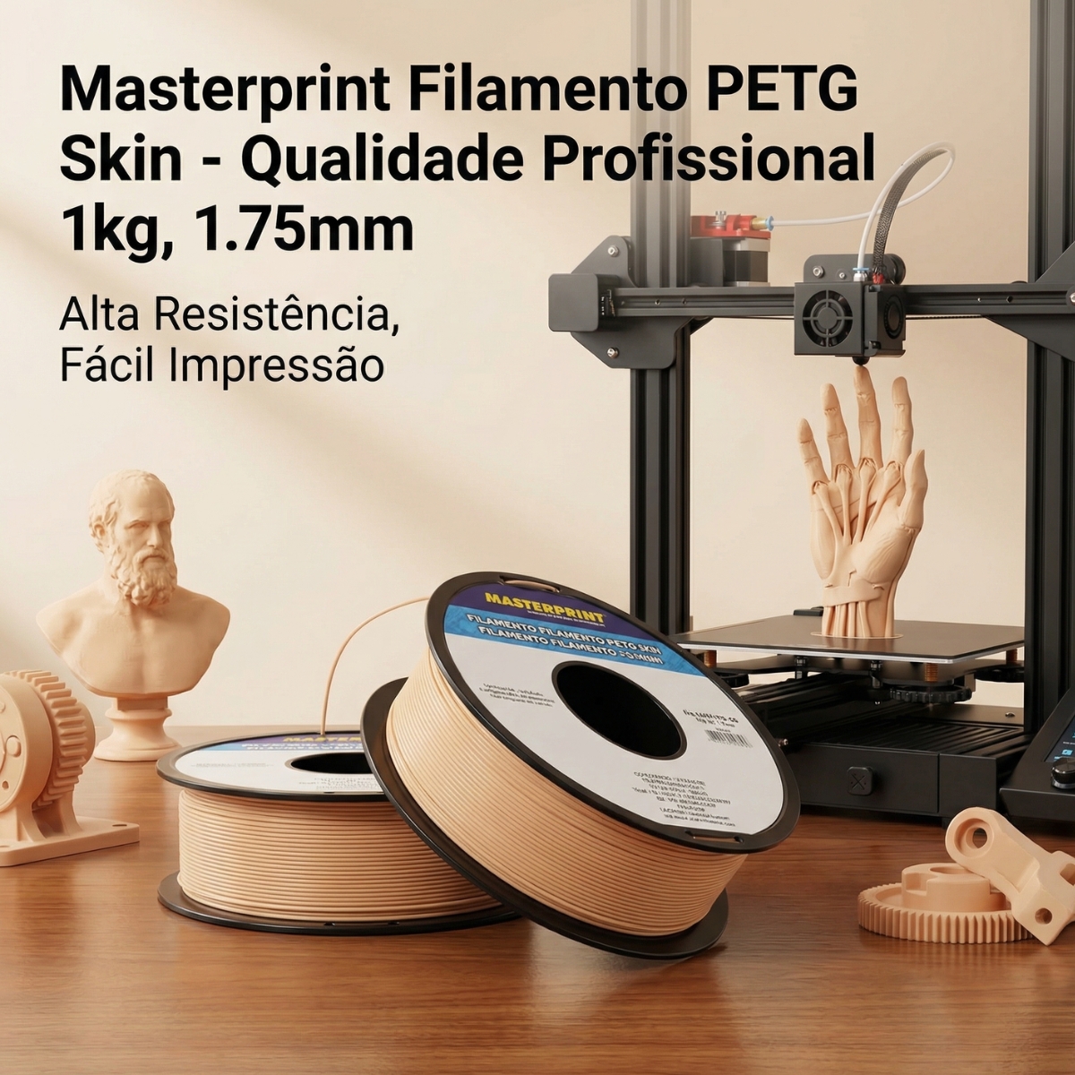 MP FILAMENTO IMPRESSORA 3D IMPRESSÃO - PETG