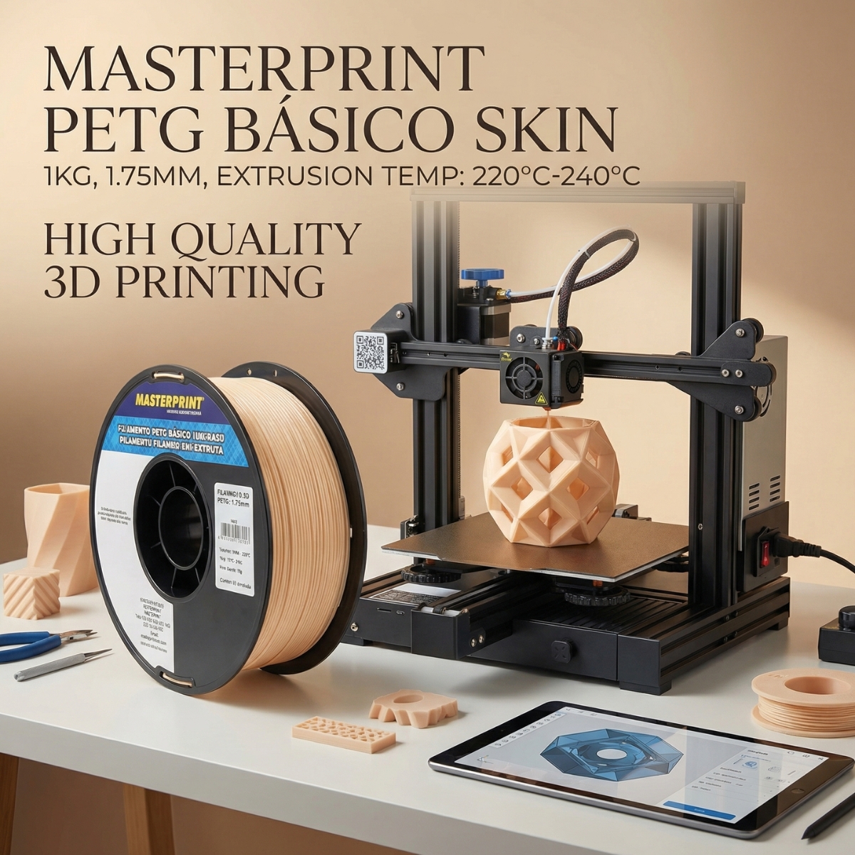 MP FILAMENTO IMPRESSORA 3D IMPRESSÃO - PETG