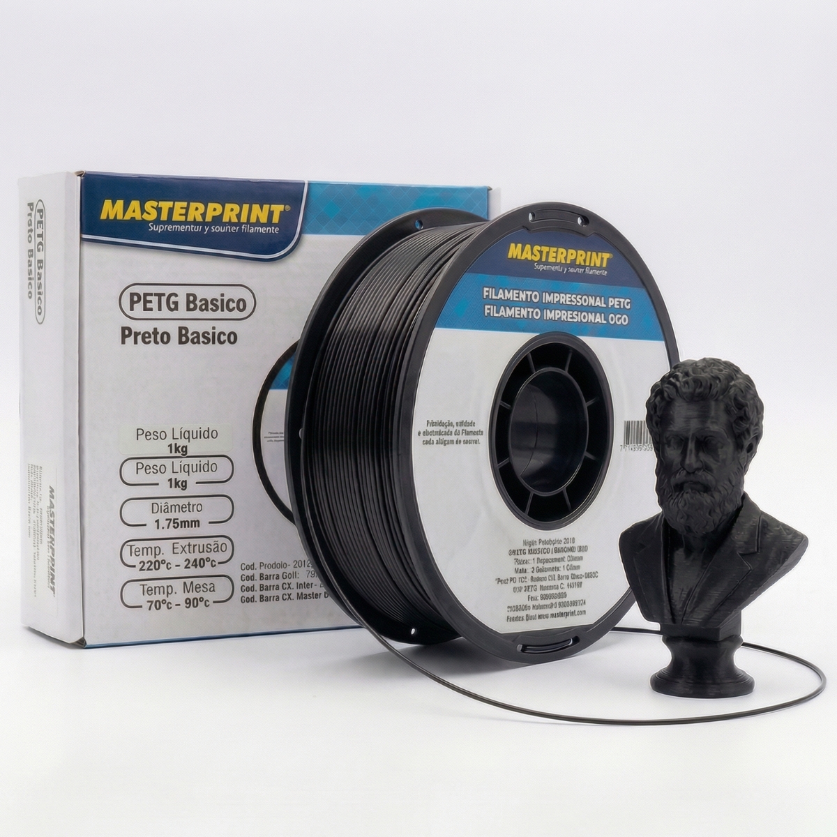 MP FILAMENTO IMPRESSORA 3D IMPRESSÃO - PETG