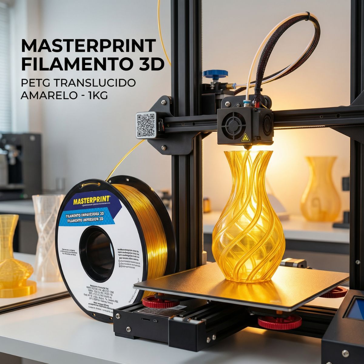 MP FILAMENTO IMPRESSORA 3D IMPRESSÃO - PETG