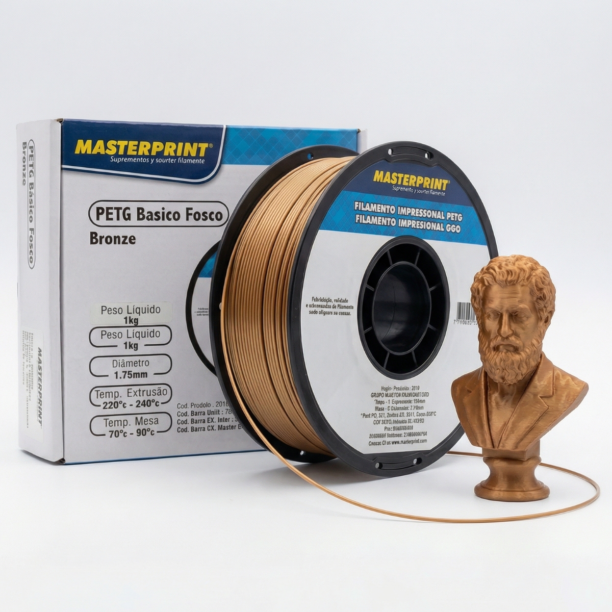 MP FILAMENTO IMPRESSORA 3D IMPRESSÃO - PETG