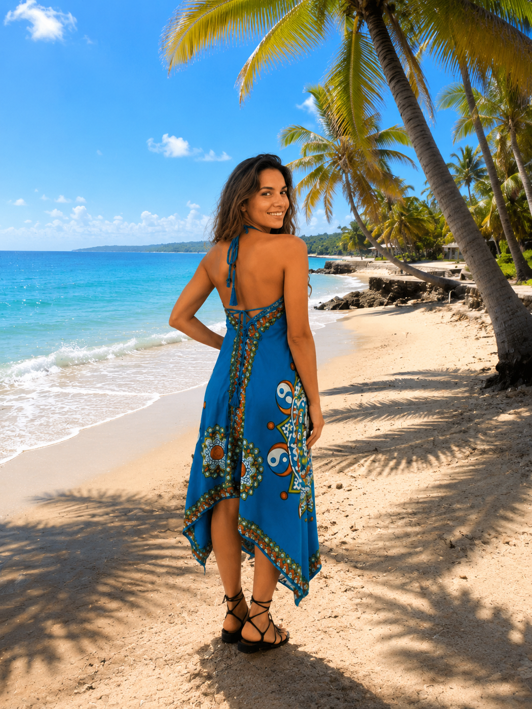 Vestido em viscose